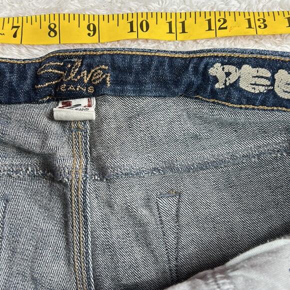 Silver Jeans Dee whiskered bermuda shorts, size 30 - Picture 8 of 10